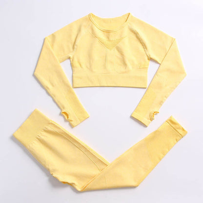 Autumn And Winter Sports Fitness Clothing Spot Yoga Clothing Suits