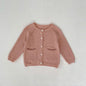Baby Children 0-3 Years Old Baby Girl Sweet Baita Cardigan Knitted Coat
