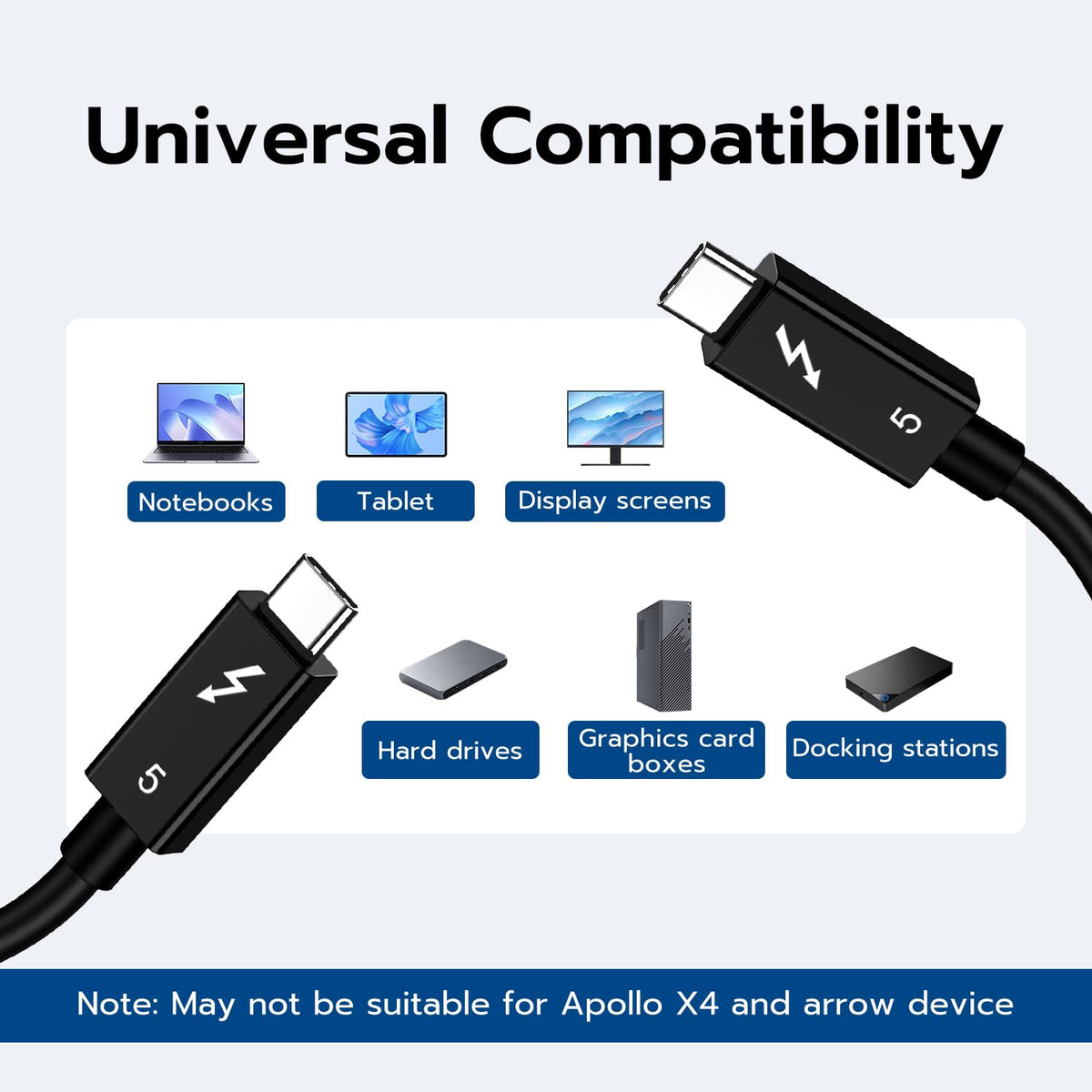Thunderbolt 5 Type-C Cable